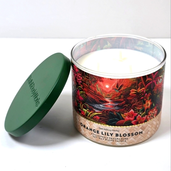 Bath & Body Works Other - Bath & Body Works Orange Lily Blossom 3 Wick Candle Nwt